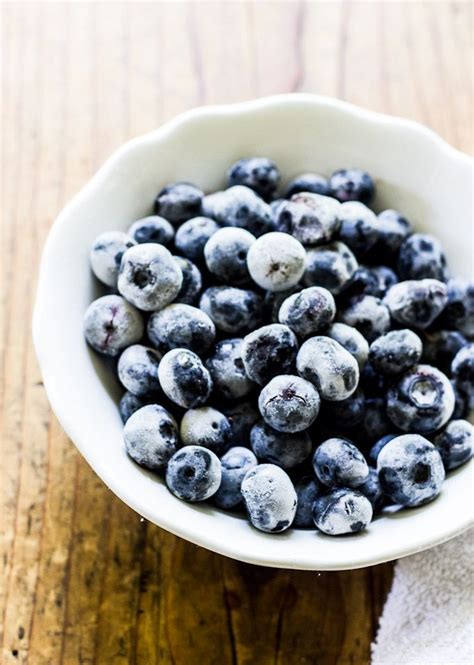 The Best Snack Ever Frozen Blueberries The Clever Carrot Recipe