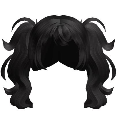 Y K Messy Aesthetic Pigtails Black S Code Price Rblxtrade