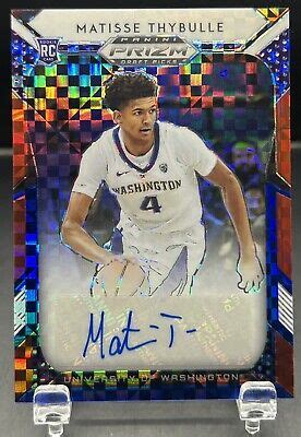 Prizm Draft Picks Matisse Thybulle Rookie Auto Washington