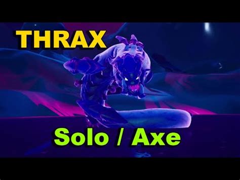 Dauntless Thrax Legendary Behemoth Battle Solo Axe Youtube