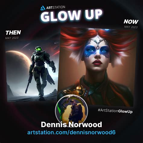 Artstation Glow Up Art Rnightcafe