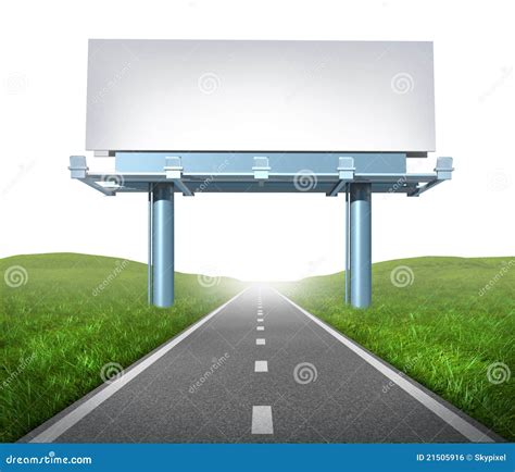 Highway billboard stock illustration. Illustration of freedom - 21505916