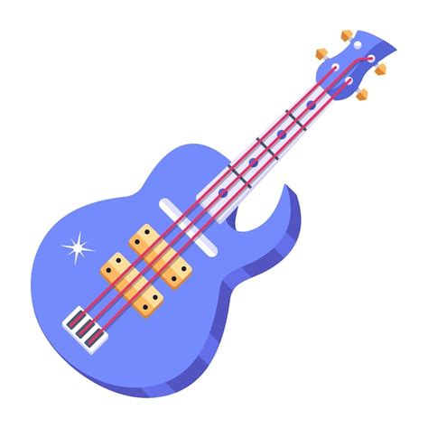 Un Dise O Vectorial Plano De Guitarra Vector Premium