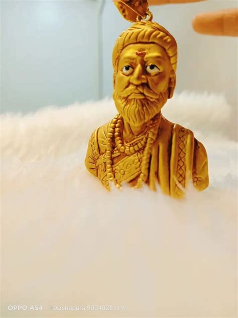 Golden Gold Chhatrapati Shivaji Maharaj Statue For Home At In