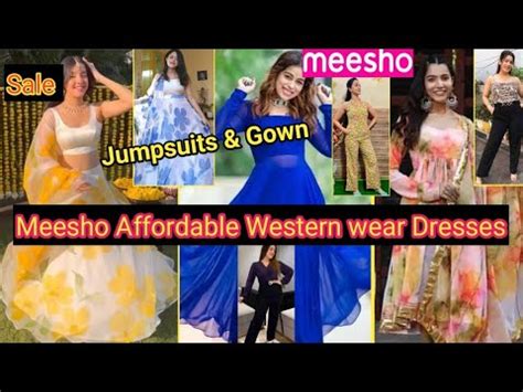 Meesho Haul Meesho Partywear Dress Jumpsuits Haulmeesho Lehenga Gown