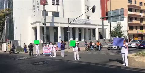 Trabajadores De La Salud Realizan Bloqueos En La CDMX Exigen Mejoras