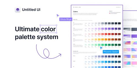 Ultimate Color Palette System Untitled UI Free Figma Resources