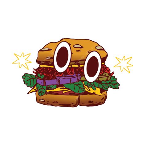 Doodle Cute Bread Vector, Illustration, Character, Bread PNG and Vector ...