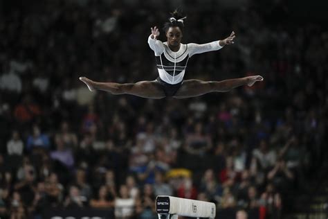 Simone Biles Dazzles In Her Return From A 2 Year Layoff To Dominate The