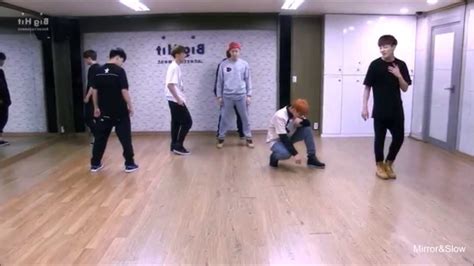 Mirrored And Slow 75 BTS Boy In Luv Dance Practice YouTube