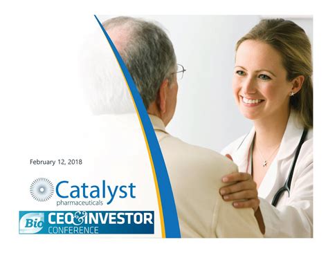 Catalyst Pharmaceutical Cprx Presents At Bio Ceo And Investor