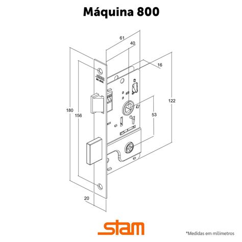 Fechadura Tetra Externa Inox Loja Stam