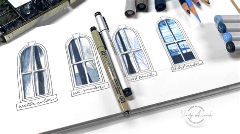 Draw And Paint Reflective Windows Mediums And A Freebie Sandy