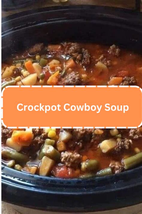 Crockpot Cowboy Soup WEEKNIGHT RECIPES