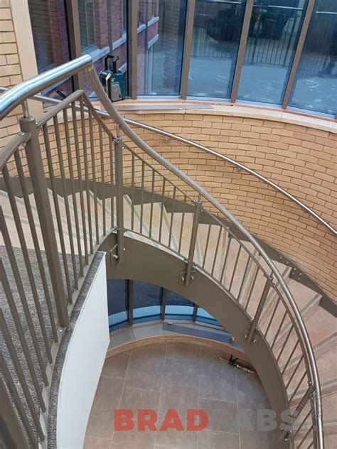 Helix Staircase By Bradfabs Vertical Bar Balustrade