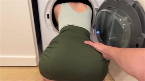 Stepson Fucks Stepmom While She S Stuck In The Washing Machine XVIDEOS