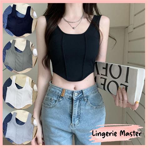 Jual LINGERIE MASTER B 75 Tanktop Wanita Korean Import Fashion