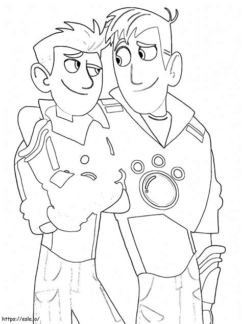 Wild Kratts 3 Coloring Page