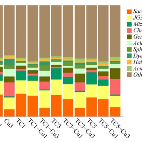 Relative Abundance Of Soil Bacterial Communities At The Phylum Level