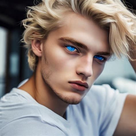 Blue Eyes Blonde Hair Male