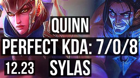 Quinn Vs Sylas Mid M Mastery Games Godlike Rank