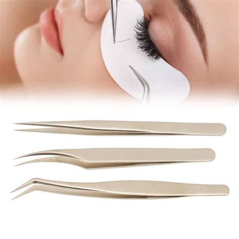 Surenhap Pince Cils Pince Piler Pour Extensions De Cils