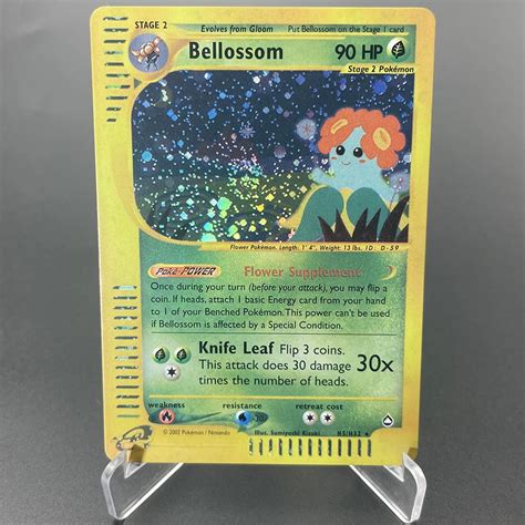 Pokemon Bellossom Card