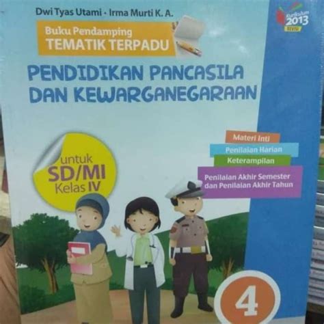 Jual Buku Pendamping Tematik Terpadu Pkn Sd Kelas Kurikulum Di