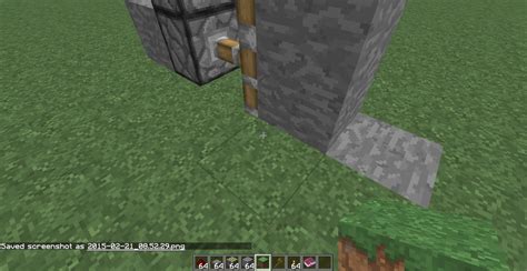 1x2 Piston Door Tutorial Minecraft Map