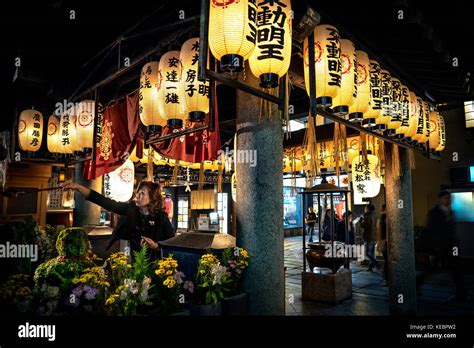 Japan, Honshu island, Kansai, Osaka, Hozenji temple at Dotombori Stock ...