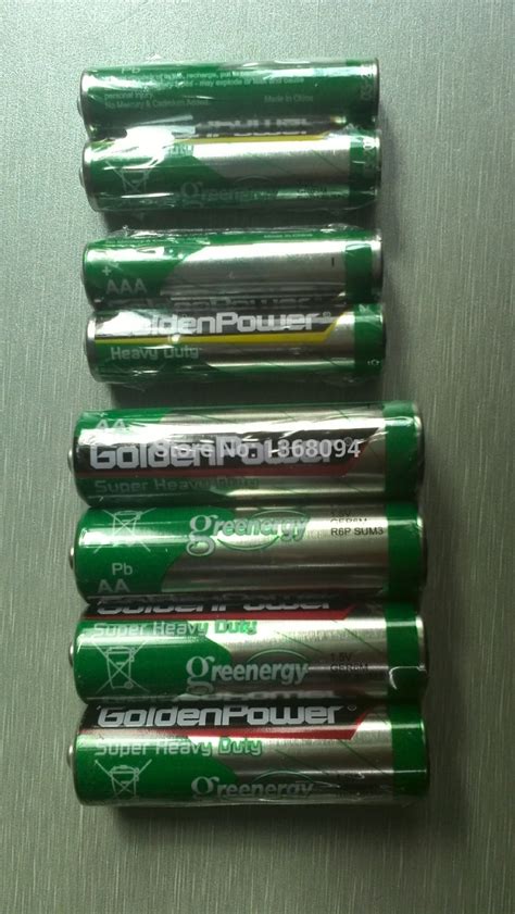 Купить 4pcs батарея АА goldenpower стандартных батарей не ...