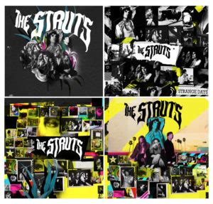 The Struts - Strange Days album cover - Tim Marrs