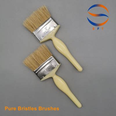 Mm Solvent Resistant White Bristle Frp Laminating Brushes Roller