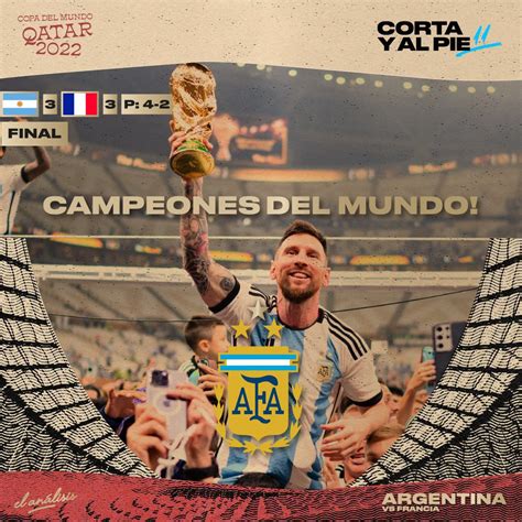 Corta Y Al Pie ⚽ ⭐⭐⭐ On Twitter ⚽️copa Del Mundo🏆 🇦🇷argentina 3 4