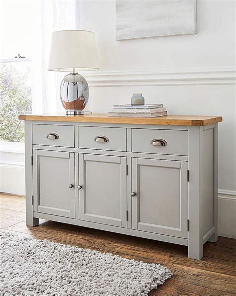 At Home Luxe Faversham Assembled Large Sideboard Grey Oak Artofit