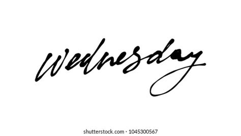 Wednesday Font Images Stock Photos Vectors Shutterstock