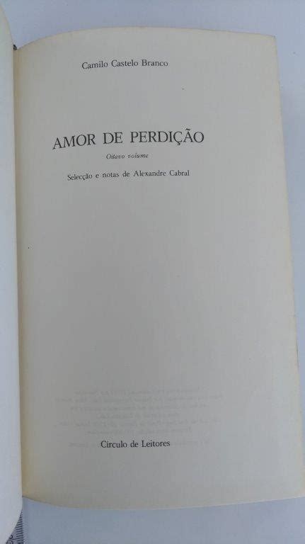 Amor de perdição Camilo Castelo Branco