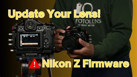 How To Update Nikon Z Lens Firmware Nikon Z Mm Youtube