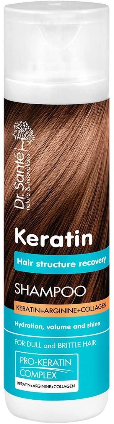 Dr SANTE Keratin Shampoo 250ml Mask 300ml Set For Dull Brittle Hair