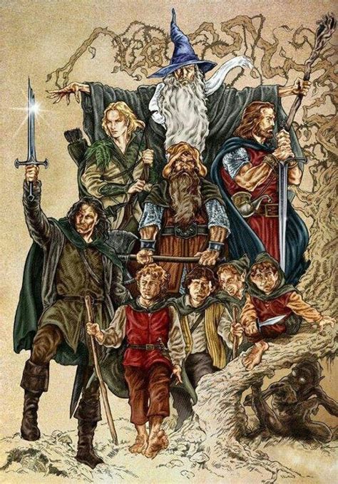 El Se Or De Los Anillos En Ilustraciones Middle Earth Art Lotr