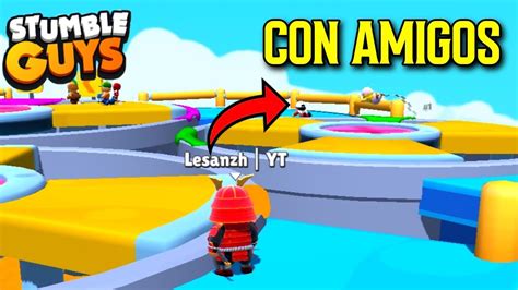 Como Invitar Amigos A Una Partida En Stumble Guys Jugar Con Amigos En