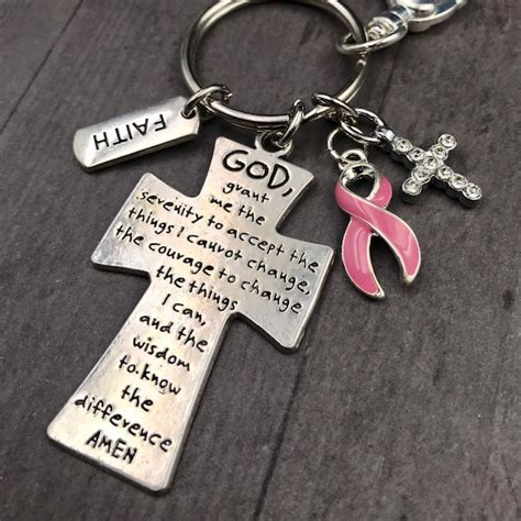 Cancer Keychain Etsy