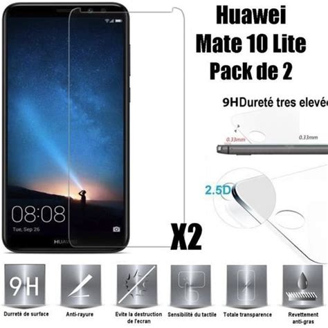 Huawei Mate Lite Vitre Protection D Ecran En Verre Tremp Incassable