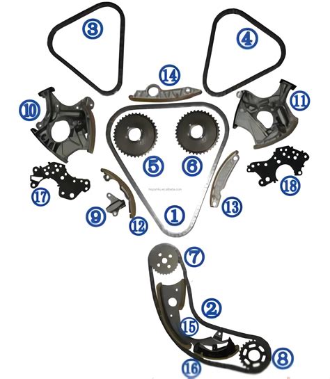 Timing Chain Kit Audi C6 2.4/3.2 (15-piece Set) For Audi A4 Quattro A6 ...