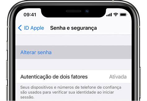 Alterar A Senha Do ID Apple Suporte Da Apple