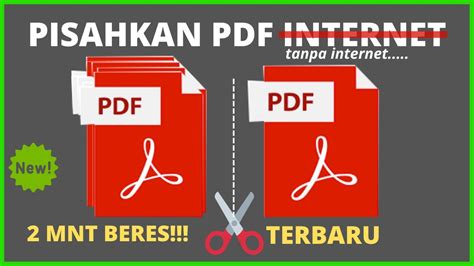 Cara Memisahkan File Pdf Per Halaman Tanpa Internet Termudah Youtube