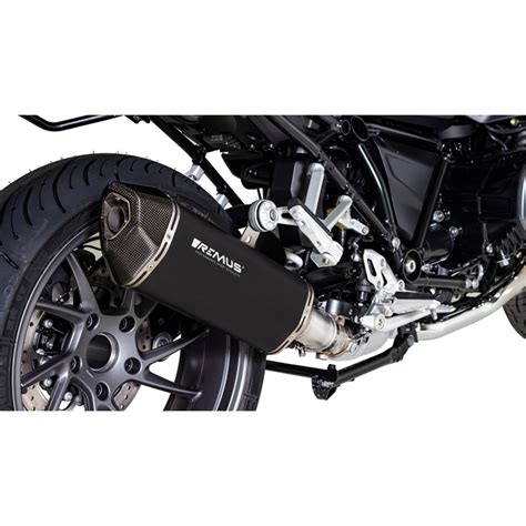 Remus 64783 088219 Black Hawk Racing Slip On Exhaust Black For BMW