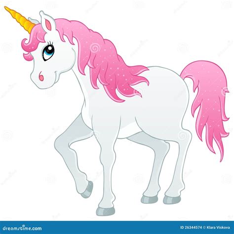 Fairy Tale Unicorn Theme Image 1 Stock Images Image 26344574