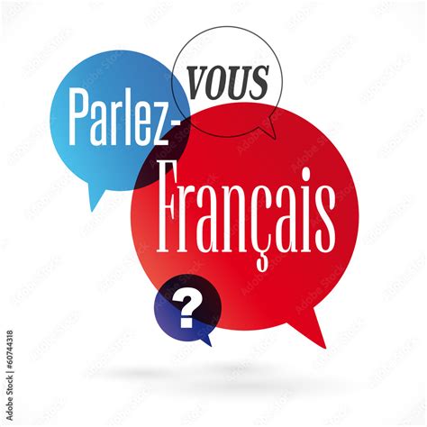 Parlez vous français Stock Vector Adobe Stock