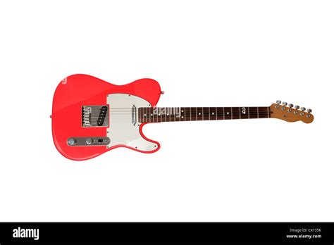 Guitarra El Ctrica Roja Fotograf A De Stock Alamy